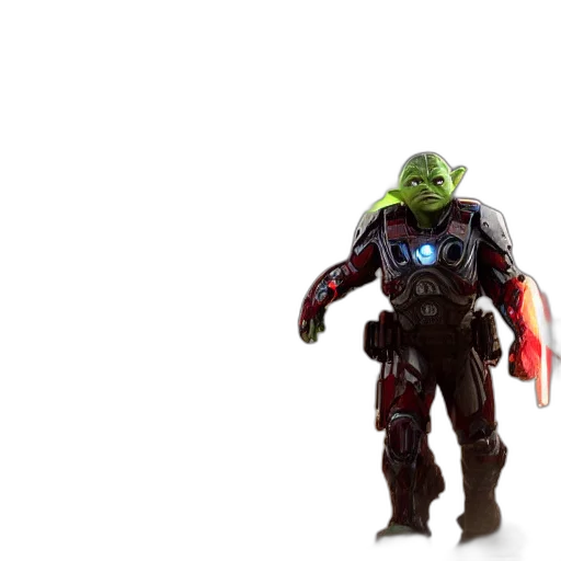 robot, 3d render, concept art, comic book art transparent PNG cut-out