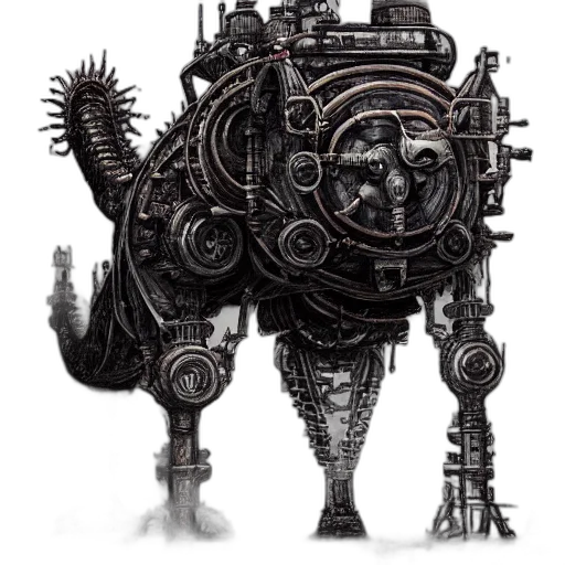 robot, animal, creature, weapon transparent PNG cut-out