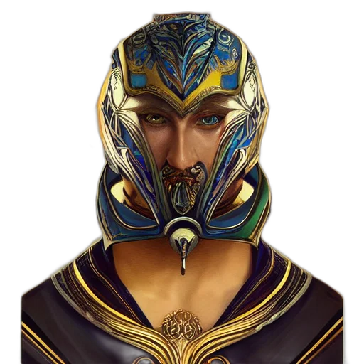 mask, face, crown, staff transparent PNG cut-out