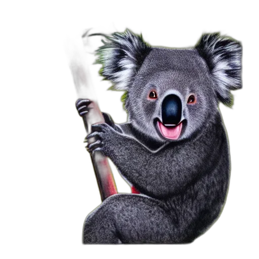 staff, animal, creature, photorealistic transparent PNG cut-out