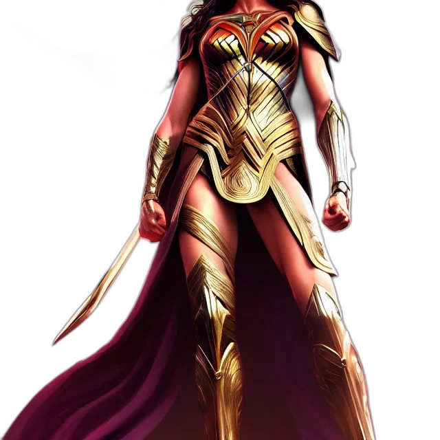 comic book art, concept art, fantasy art, 3d render transparent PNG cut-out
