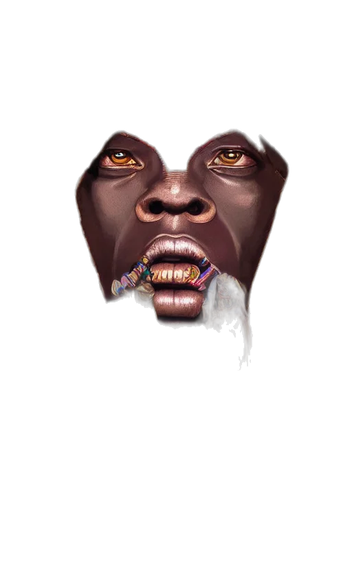 face, mask, creature, animal transparent PNG cut-out