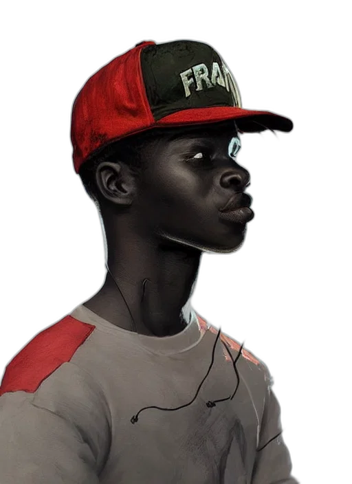face, hat, staff, mask transparent PNG cut-out