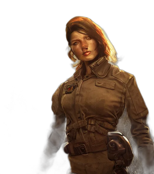 jacket, concept art, comic book art, fantasy art transparent PNG cut-out