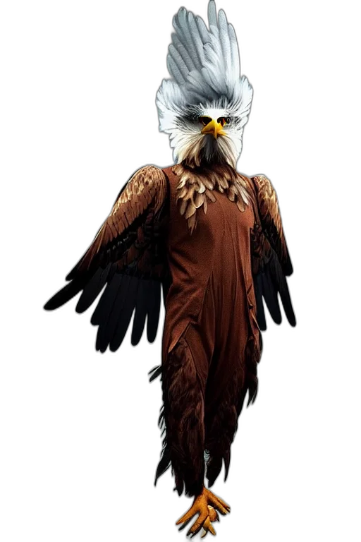 animal, creature, staff, dress transparent PNG cut-out