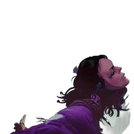jacket, staff, sword, creature transparent PNG cut-out