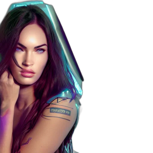 cyberpunk, photorealistic, concept art, fantasy art transparent PNG cut-out