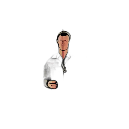 staff, face, hair, robot transparent PNG cut-out