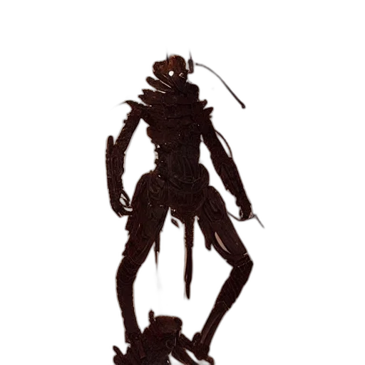 creature, staff, mask, robot transparent PNG cut-out