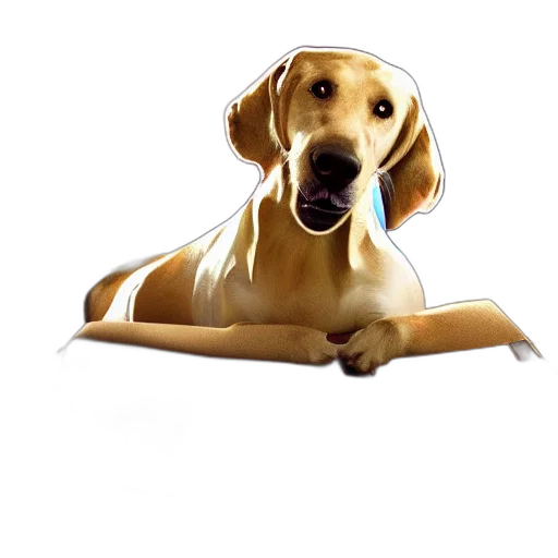 staff, animal, hat, photorealistic transparent PNG cut-out