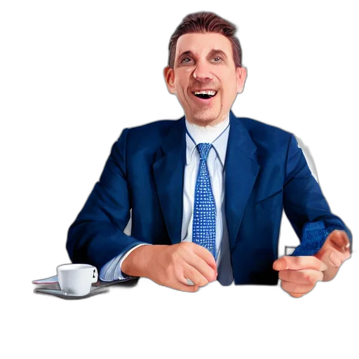 staff, face, furniture, jacket transparent PNG cut-out