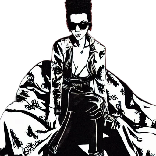 jacket, comic book art, cartoon, concept art transparent PNG cut-out