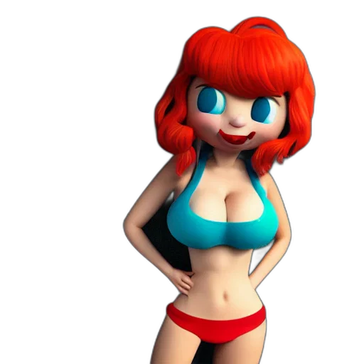 dress, 3d render, concept art, cartoon transparent PNG cut-out