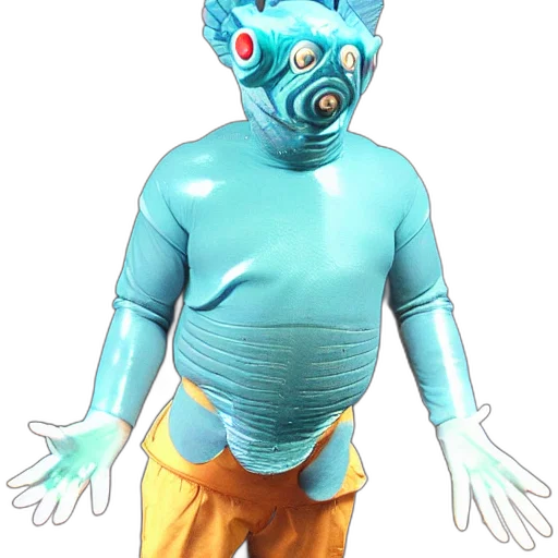 mask, creature, staff, robot transparent PNG cut-out