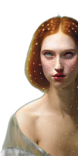 face, mask, jewelry, dress transparent PNG cut-out