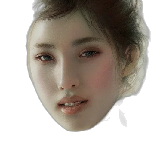 face, mask, robot, creature transparent PNG cut-out