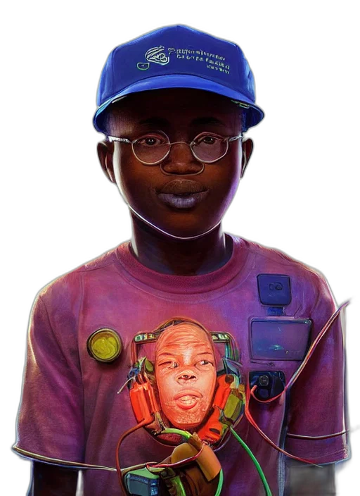 face, robot, jacket, mask transparent PNG cut-out