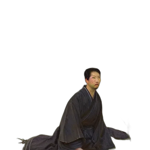 dragon, staff, umbrella, dress transparent PNG cut-out