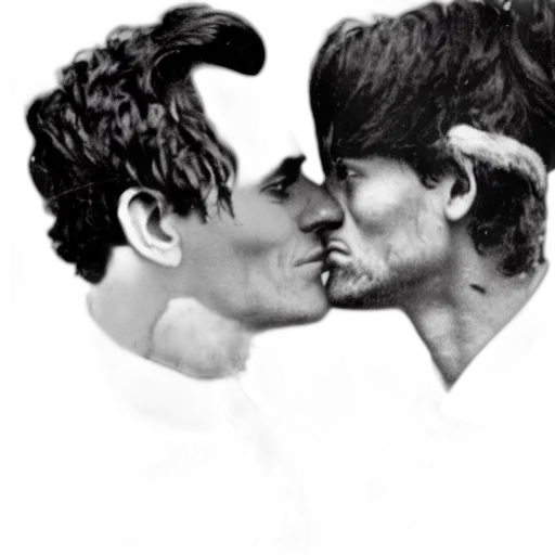 face, mask, hair, photorealistic transparent PNG cut-out