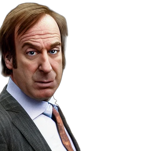 face, staff, jacket, saul transparent PNG cut-out