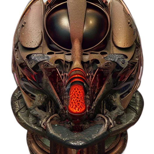 mask, robot, face, creature transparent PNG cut-out