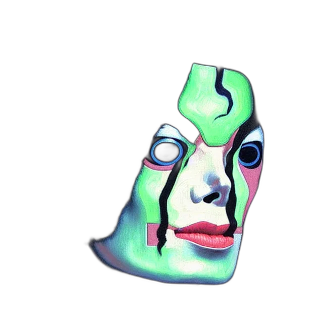 mask, face, robot, creature transparent PNG cut-out