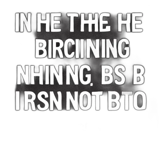 beginning, there, nothing, just transparent PNG cut-out