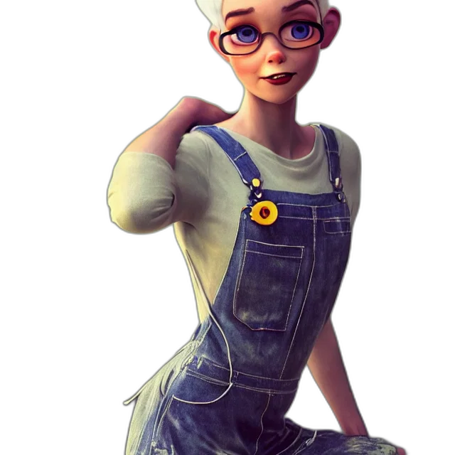 dress, staff, robot, face transparent PNG cut-out