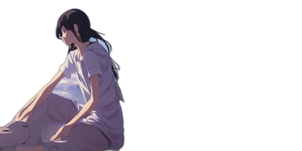 dress, jacket, anime, concept art transparent PNG cut-out
