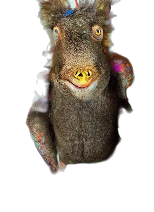 creature, dragon, animal, staff transparent PNG cut-out