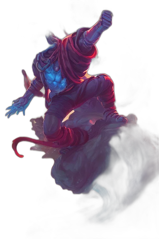 dragon, creature, mask, staff transparent PNG cut-out