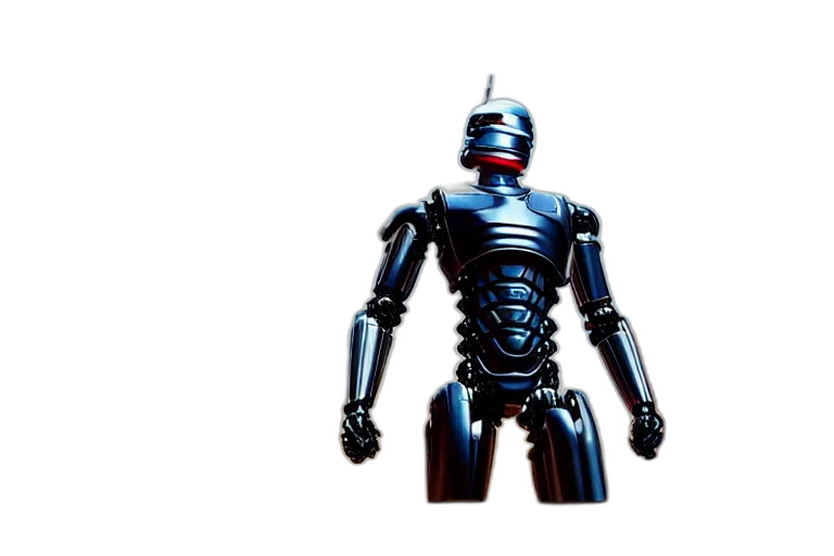 robot, weapon, 3d render, concept art transparent PNG cut-out
