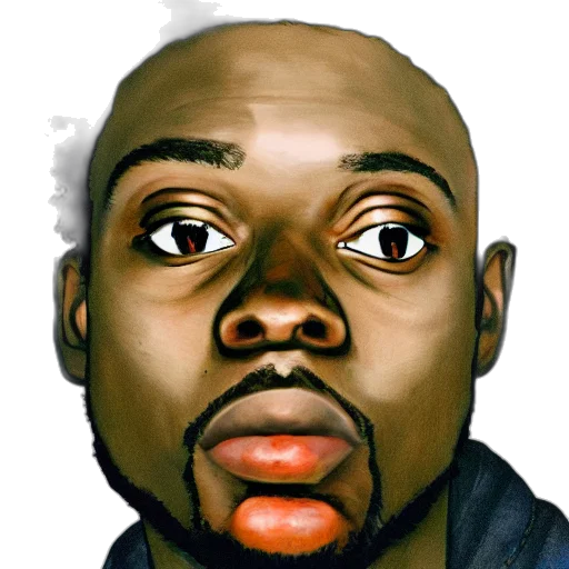 face, cartoon, photorealistic, watercolor transparent PNG cut-out