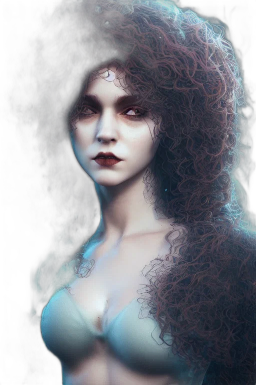 face, mask, creature, fantasy art transparent PNG cut-out
