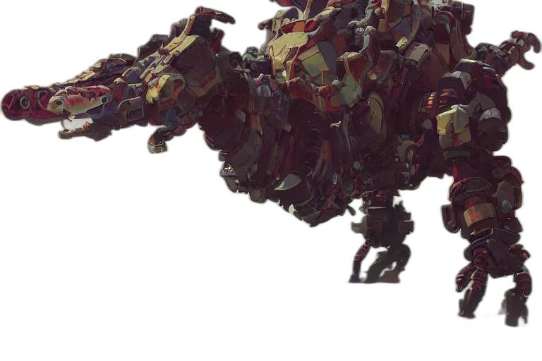 robot, dragon, animal, creature transparent PNG cut-out