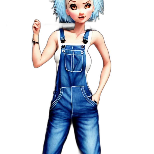 staff, dress, robot, cartoon transparent PNG cut-out