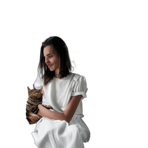 dress, animal, creature, staff transparent PNG cut-out