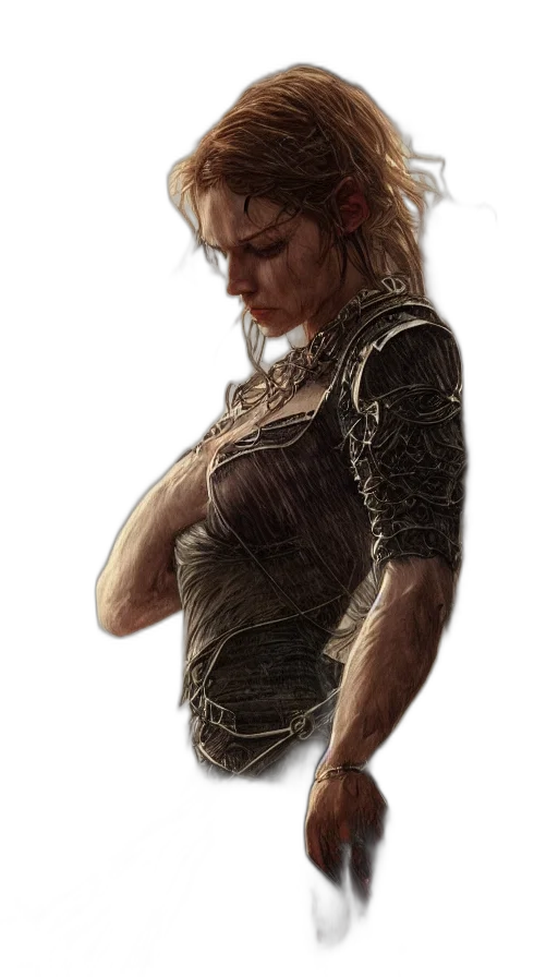 dress, sword, dragon, face transparent PNG cut-out