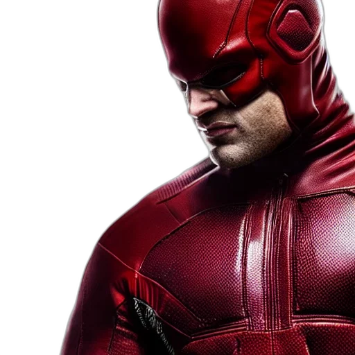 daredevil, leather, suit, fighting transparent PNG cut-out