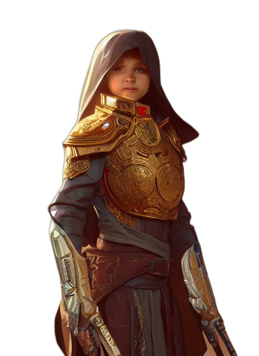 jacket, staff, weapon, face transparent PNG cut-out