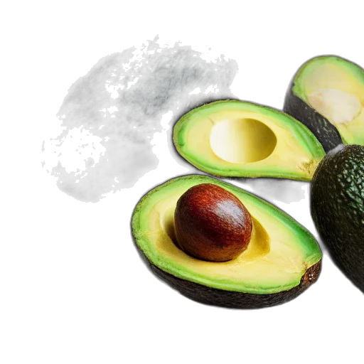 food, photorealistic, 3d render, green transparent PNG cut-out