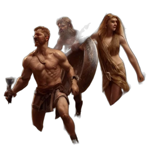 concept art, fantasy art, pixel art, comic book art transparent PNG cut-out