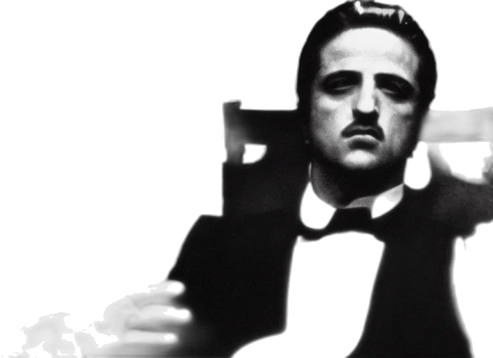 daguerrotype, film, still, godfather transparent PNG cut-out