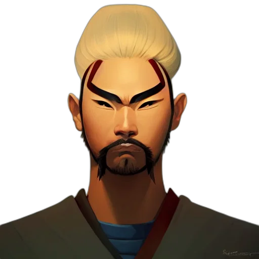 staff, face, mask, fantasy art transparent PNG cut-out
