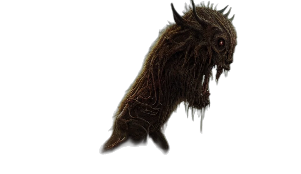creature, hair, animal, dragon transparent PNG cut-out