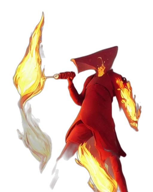 staff, mask, weapon, concept art transparent PNG cut-out