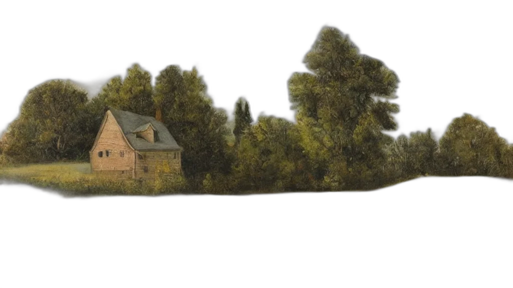 building, tree, hat, shoes transparent PNG cut-out