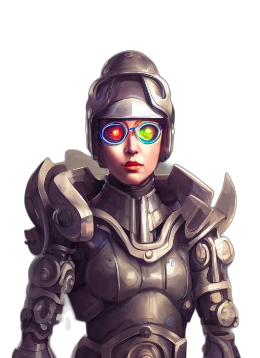 robot, staff, face, mask transparent PNG cut-out
