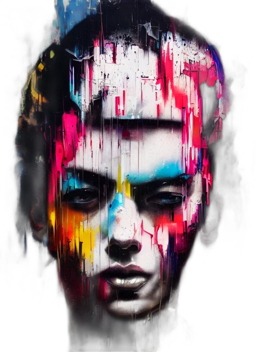 face, mask, jacket, robot transparent PNG cut-out