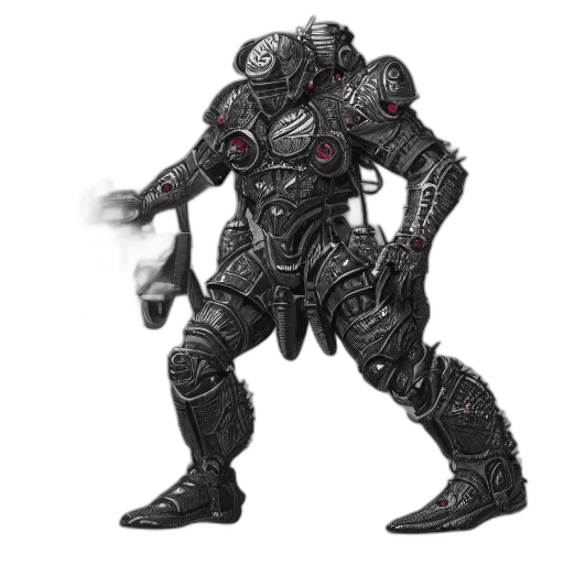 robot, creature, weapon, concept art transparent PNG cut-out